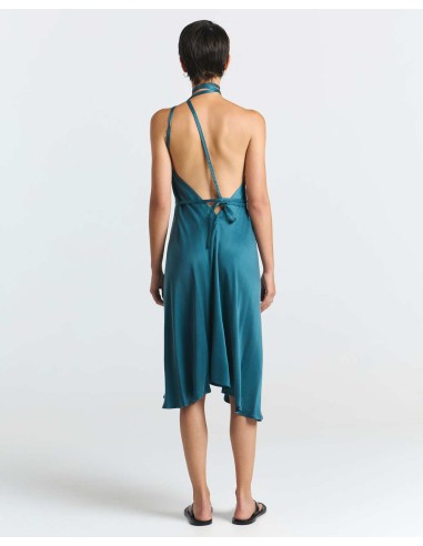 ABITO CORTO IN CUPRO MULTIPOSIZIONE "DAPHNE"