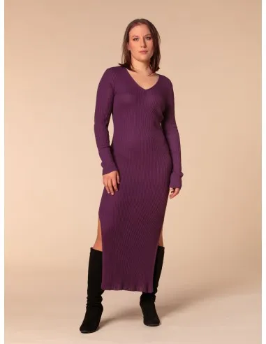 VESTITO CASHMIRETTO IN SETA E CASHMERE "AURORA"