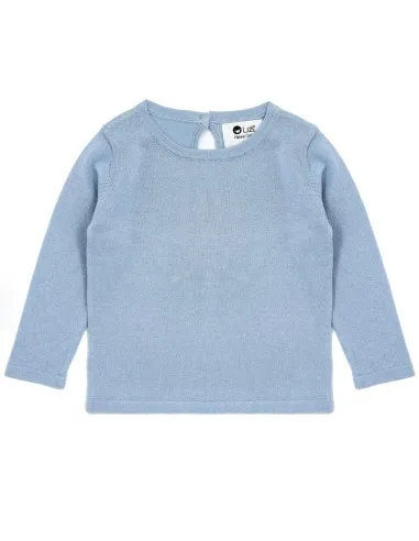 CASHMIRETTA BABY MANICA LUNGA IN SETA E CASHMERE .
