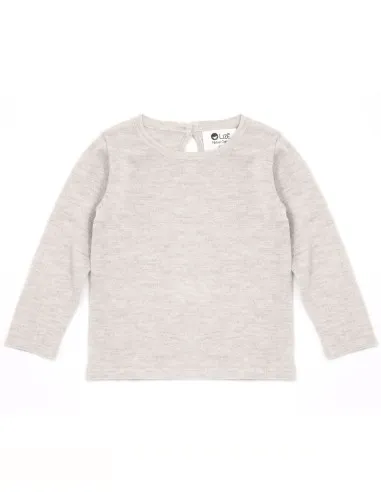 CASHMIRETTA BABY MANICA LUNGA IN SETA E CASHMERE .