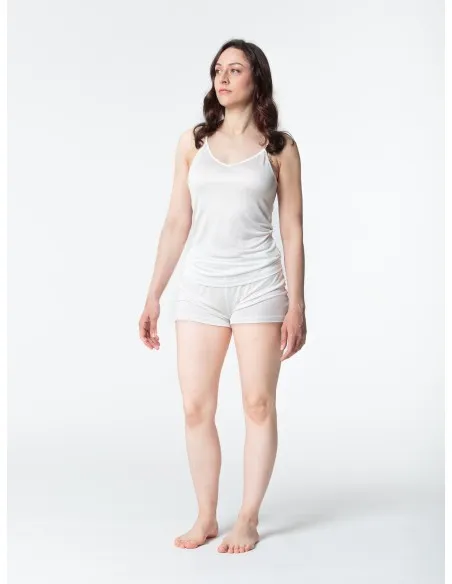 SHORTS DONNA IN PURA SETA