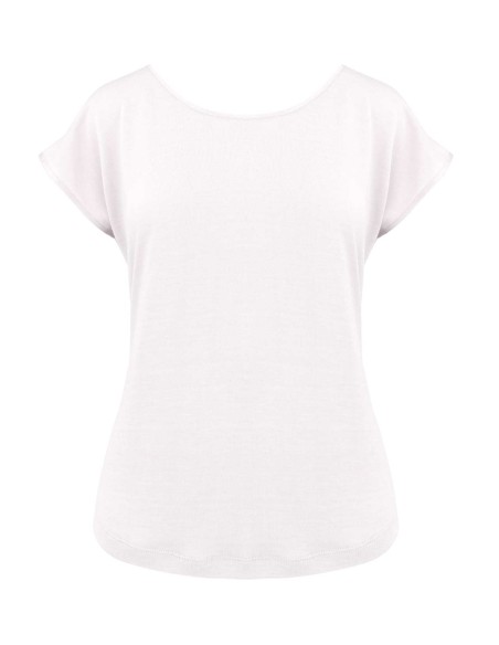 T-SHIRT CINDY IN SETA LINO E ECOVISCOSA