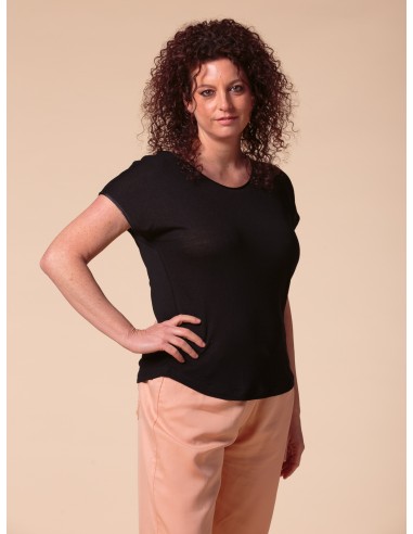 T-SHIRT CINDY IN SETA LINO E ECOVISCOSA