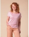 T-SHIRT CINDY IN SETA LINO E ECOVISCOSA