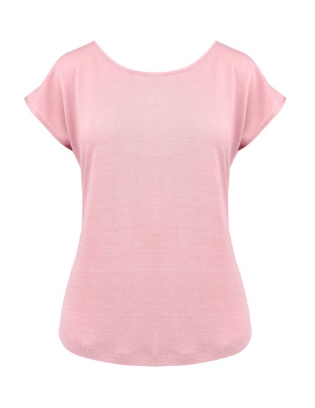 T-SHIRT CINDY IN SETA LINO E ECOVISCOSA