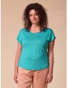 T-SHIRT CINDY IN SETA LINO E ECOVISCOSA