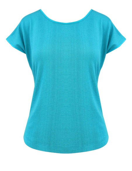 T-SHIRT CINDY IN SETA LINO E ECOVISCOSA