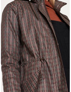 PARKA IMPERMEABILE IN COTONE BIOLOGICO "KAITLYN" - MARRONE 2