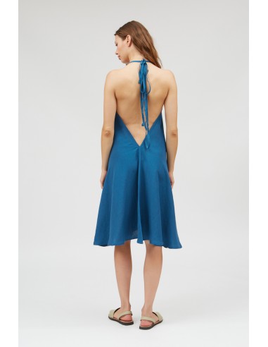 ABITO CORTO IN ECOVISCOSA E LINO MULTIPOSIZIONE...