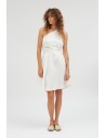 ABITO CORTO IN ECOVISCOSA E LINO MULTIPOSIZIONE "DAPHNE"