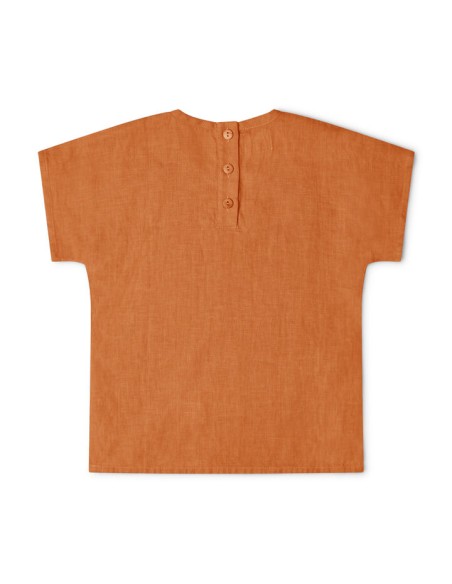 T-SHIRT UNISEX 100% LINO BIOLOGICO "EASY"