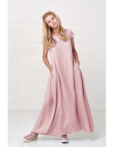ABITO LUNGO IN 100% LINO "GABRIELA"