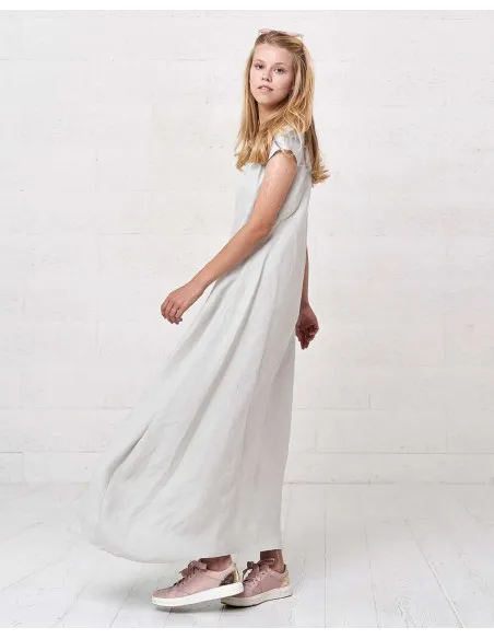 ABITO LUNGO IN 100% LINO "GABRIELA"