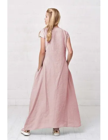 ABITO LUNGO IN 100% LINO "GABRIELA"