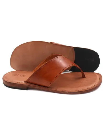 INFRADITO CAPRESE UOMO IN PELLE E CUOIO "GIOVE"