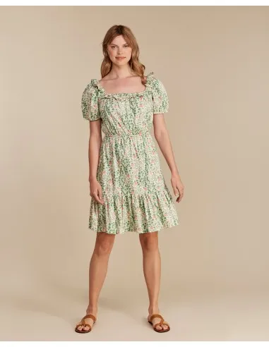 ABITINO CORTO IN COTONE BIOLOGICO "HAREBELL"