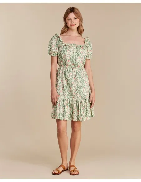 ABITINO CORTO IN COTONE BIOLOGICO "HAREBELL"