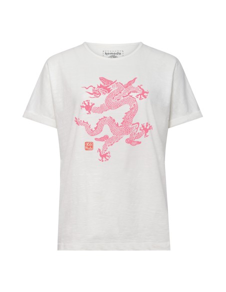 T-SHIRT DONNA IN COTONE BIOLOGICO "DRAGON"