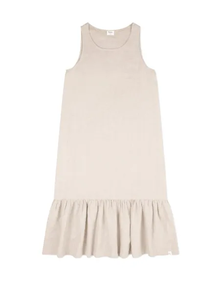 ABITO IN 100% LINO "FRILL"