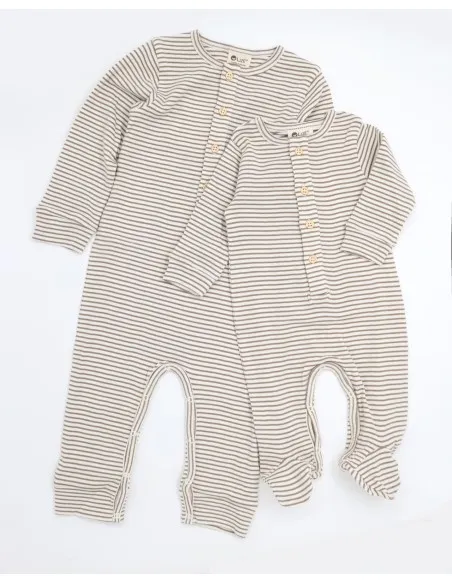 TUTINA BABY CON E SENZA PIEDI IN COTONE BIOLOGICO