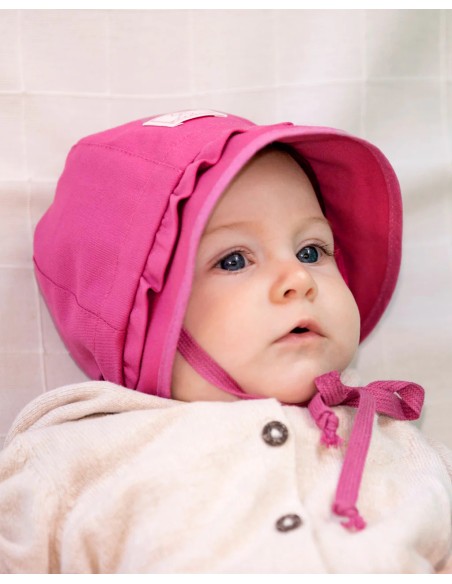 CAPPELLINO IN COTONE BIOLOGICO UV80  MOD. "EMMA"
