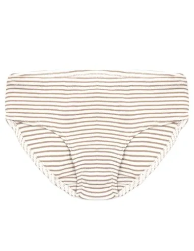 SLIP BIMBA IN COTONE BIOLOGICO A RIGHE