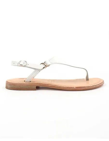 SANDALI CAPRESI IN PELLE E CUOIO "VENERE"