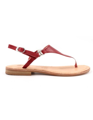 SANDALI CAPRESI IN PELLE E CUOIO "VENERE"