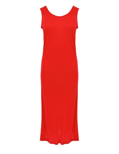 ABITO LUNGO IN SETA LINO E ECOVISCOSA "CINDY"