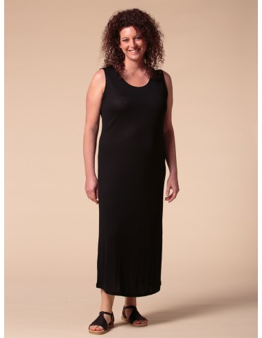 ABITO LUNGO IN SETA LINO E ECOVISCOSA "CINDY"
