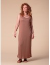 ABITO LUNGO IN SETA LINO E ECOVISCOSA "CINDY"