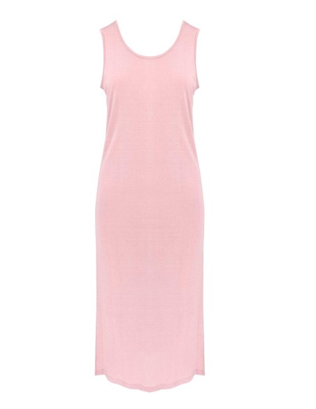 ABITO LUNGO IN SETA LINO E ECOVISCOSA "CINDY"