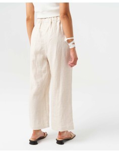 PANTALONE LUNGO IN 100% LINO "VIENNA" 2