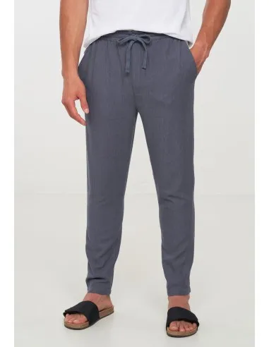 PANTALONE UOMO IN LINO E ECOVISCOSA "RANTIPOLE"