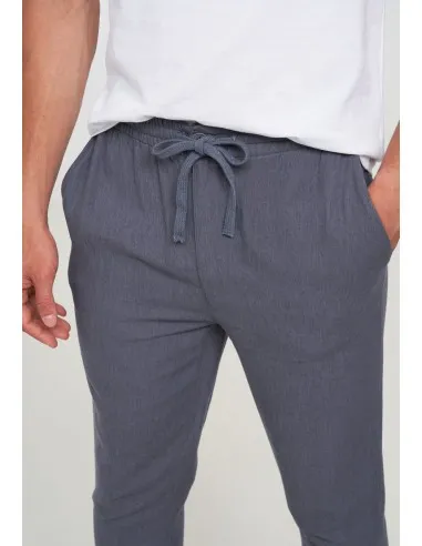 PANTALONE UOMO IN LINO E ECOVISCOSA "RANTIPOLE"