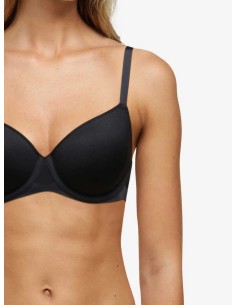 REGGISENO LEGGERO COCQUE SPACER "PURE LIGHT" - NERO