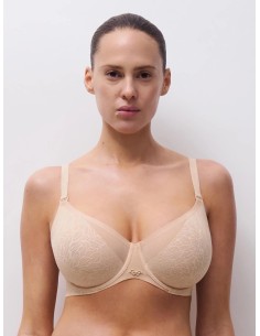 REGGISENO SFODERATO CON FERRETTO "MINIMIZER ROMANCE" - NUDE