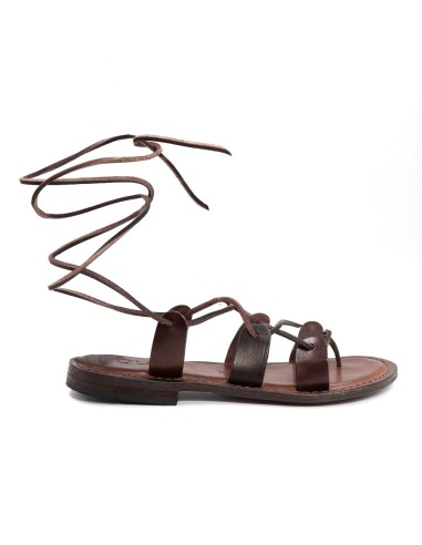 SANDALO CAPRESE INFRADITO IN PELLE E CUOIO...