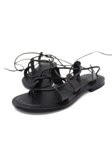 SANDALO CAPRESE INFRADITO IN PELLE E CUOIO...