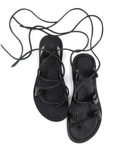 SANDALO CAPRESE INFRADITO IN PELLE E CUOIO...