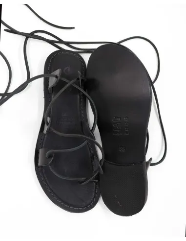 SANDALO CAPRESE INFRADITO IN PELLE E CUOIO...