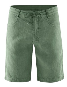 SHORTS UNISEX IN 100% CANAPA - TORTORA 2