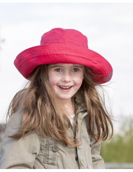 CAPPELLO IN COTONE BIO A TESA LARGA MOD "SOFIE"