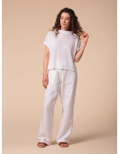 Pantalone donna in pura canapa - Lizè Natural Clothing