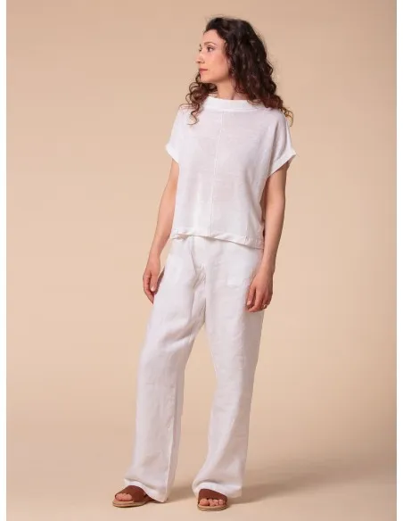 Pantalone donna in pura canapa - Lizè Natural Clothing