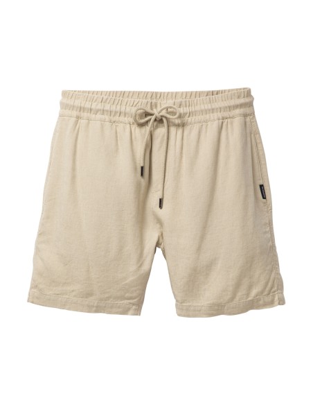 SHORTS UOMO IN ECOVISCOSA E LINO "CURRY"