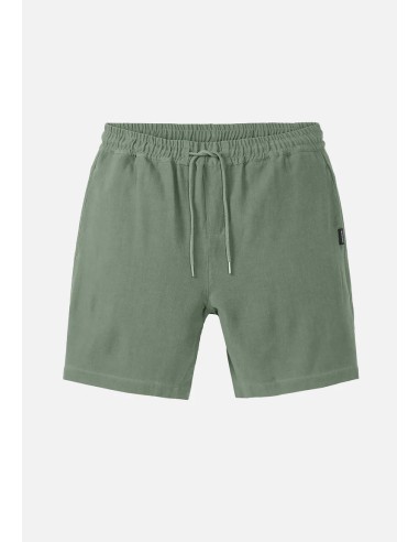 SHORTS UOMO IN ECOVISCOSA E LINO "CURRY"