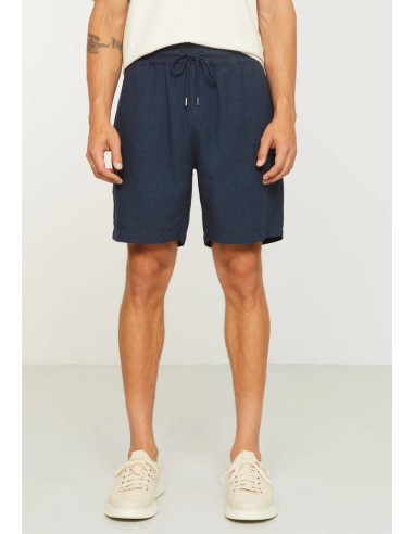 SHORTS UOMO IN ECOVISCOSA E LINO "CURRY"