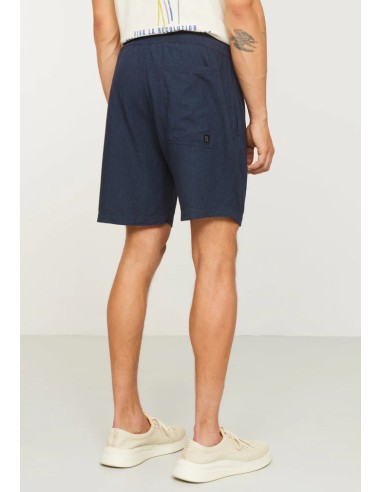 SHORTS UOMO IN ECOVISCOSA E LINO "CURRY"