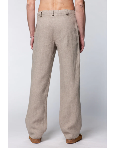 PANTALONE UOMO IN 100% LINO